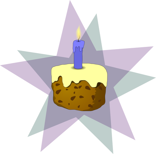 Vector graphics of slice of cake