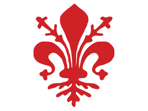 Vettoriale stemma della città di Firenze