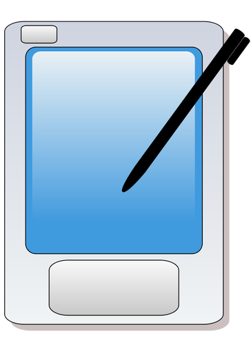 Palm computer vector illustraties