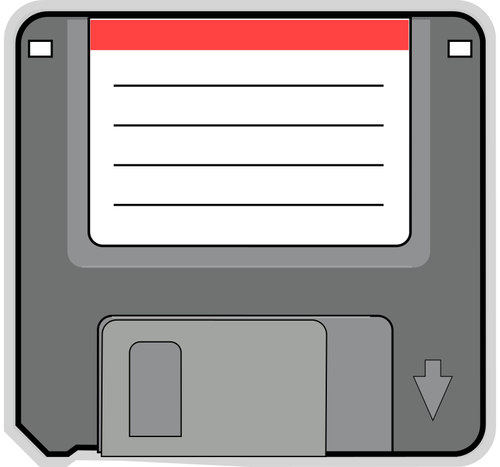 Image de vecteur de disquette PC
