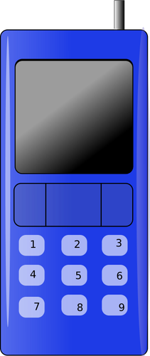 טלפון סלולרי פשוט בתמונה וקטורית
