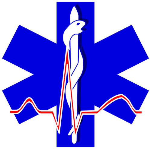 Vector de paramedic cruce
