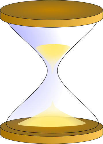 Sandglass timer vector afbeelding