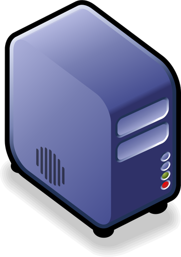 Immagine vettoriale server diagramma icona