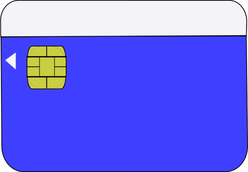 Smartcard vector afbeelding