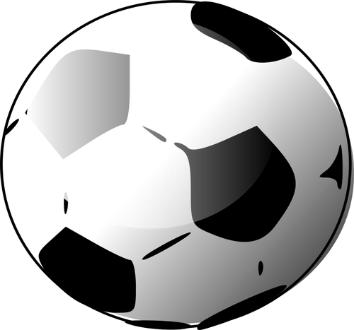 サッカー ボールのベクトル イラスト