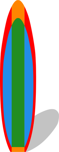 Surfplank vector illustratie