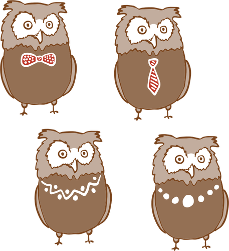 Anthropomorphic owls