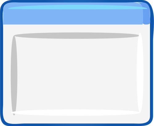 תמונת וקטור של סמל חלון המחשב