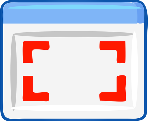 Computer windows select icon vector image