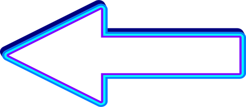 Vector graphics of arrow