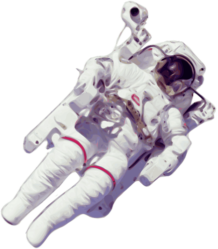 Csmonaut vector de la imagen