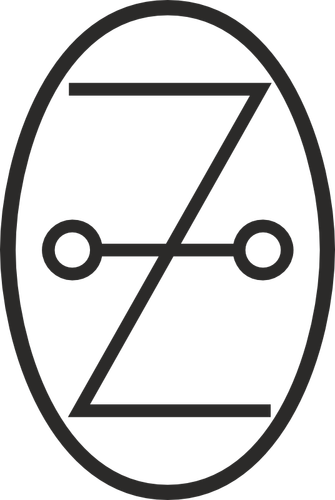 Grafika wektorowa astronomiczne znak Krzyża
