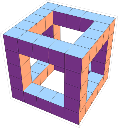 Fargerike cube