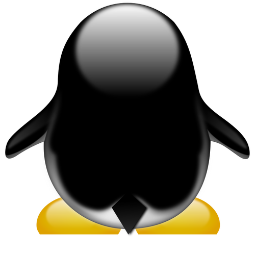 Retro del pinguino