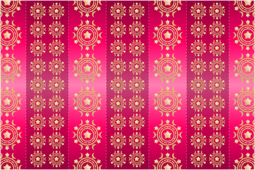 Wallpaper tradisional merah muda gelap