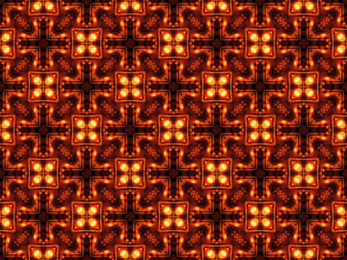 Background pattern with orange light