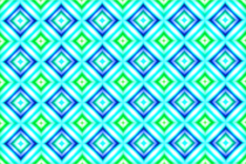 Latar belakang pola dengan segi enam hijau dan biru
