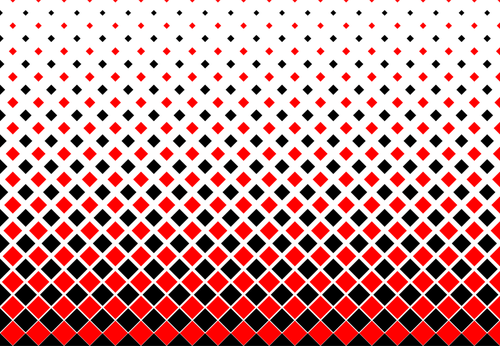 Background pattern with red hexagons