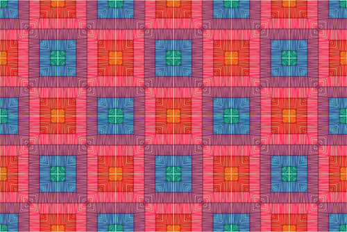 Kotak berwarna-warni pola