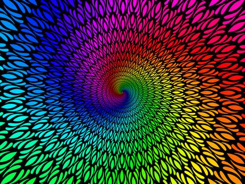 Regenboog patroon