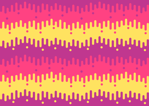 सुडौल शैली में रंगीन रेखाएं
