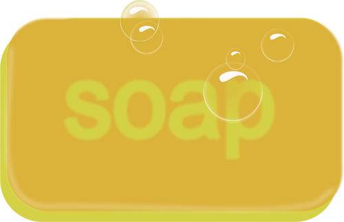 Bar di immagine vettoriale sapone giallo