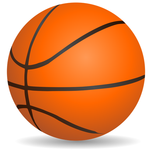 Arte baloncesto vector clip