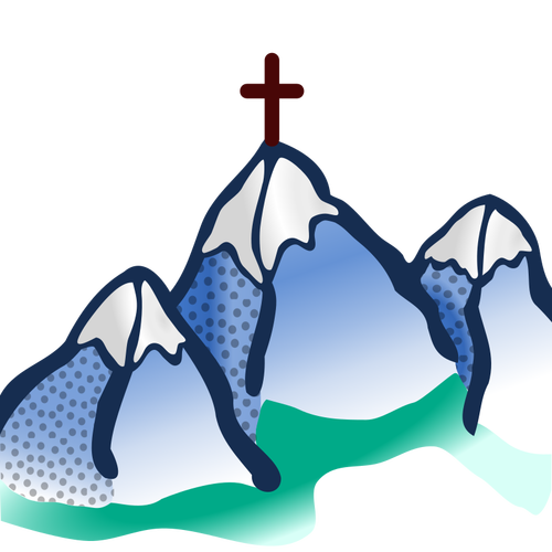 Montaña santa con Cruz