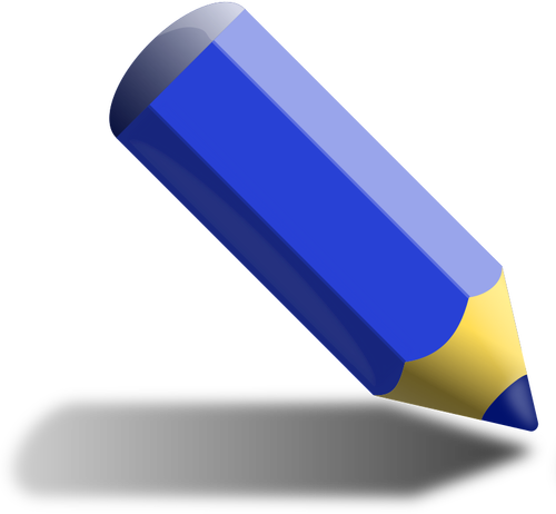 قلم رصاص أزرق