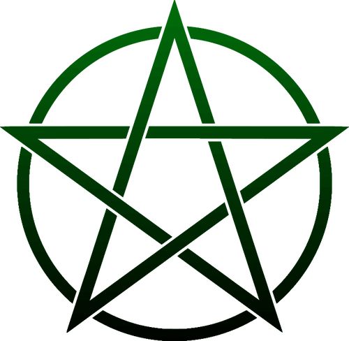 Pentagram siluett