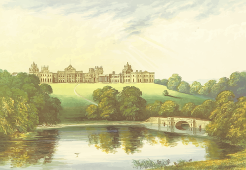 Imagine vectorială Palatul Blenheim