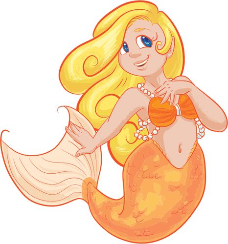 Blond mořská panna
