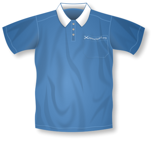 Polo-Shirt-Vektorgrafik