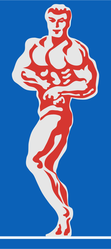 Image vectorielle bodybuilder