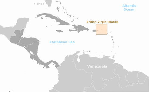 Ilhas Virgens Britânicas vector imagem