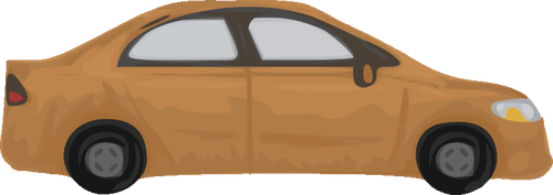 Ruskea auto