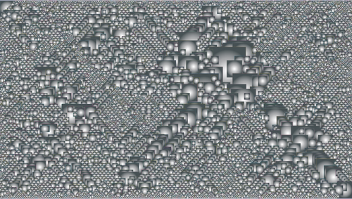 Polígonos de fondo gris