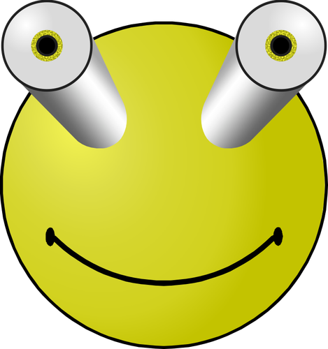 Bug-Eyed tersenyum