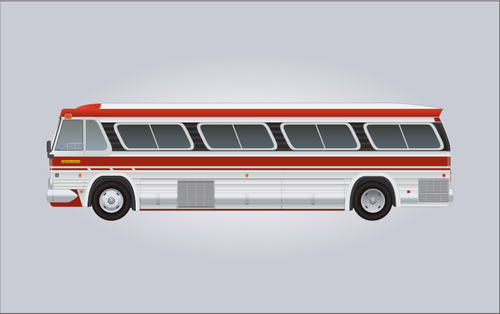 GM PD-4106 otobüs vektör görüntü