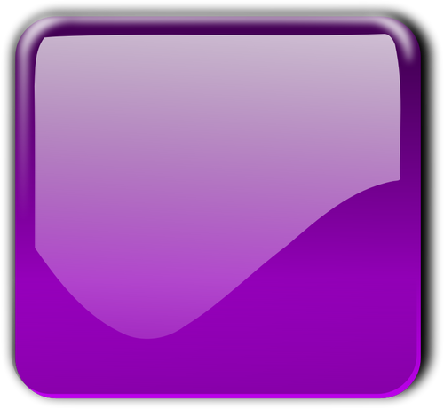 Glans paarse vierkant decoratieve knop vector illustraties