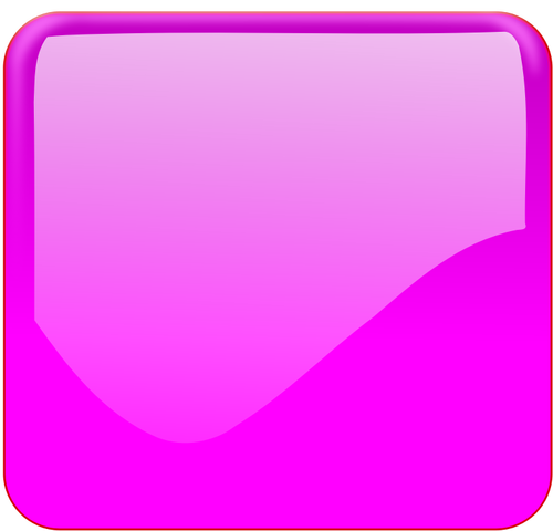 光沢の光ピンクの正方形装飾的なボタン ベクター グラフィックス