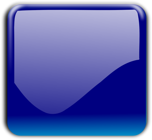 光沢濃い青の装飾的なボタンのベクトル図