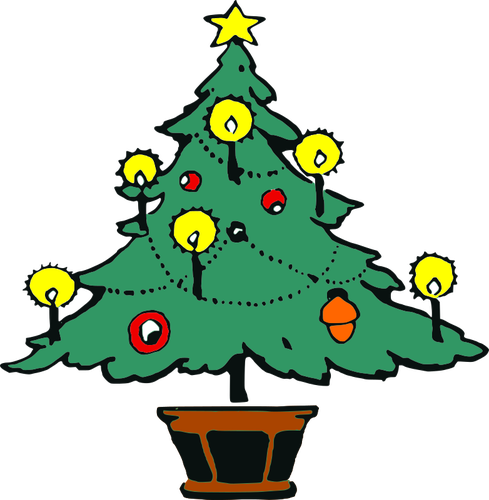 Dibujo de árbol de Navidad