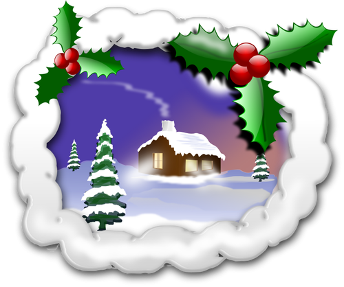 Imagen de paisaje de Navidad