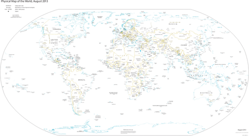 世界地図 2013