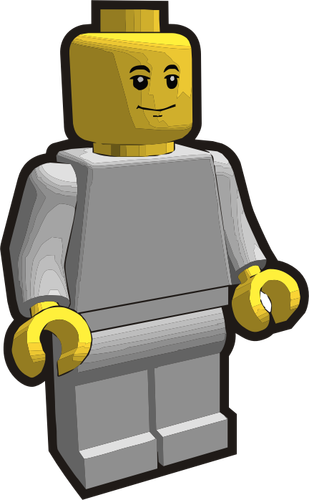 LEGO minifigure vetor clip-art
