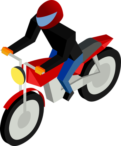 Isométrica motociclista
