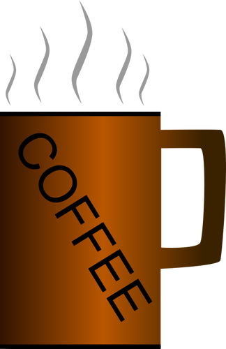 Cangkir kopi vektor grafis