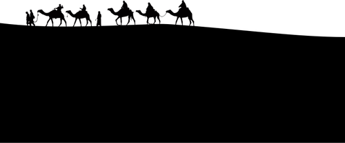 Kamel Karawane silhouette
